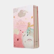 Libreta ejecutiva de 26 x 19 cm diseño principito rosa