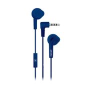 Audífonos con micrófono, color azul Maxell