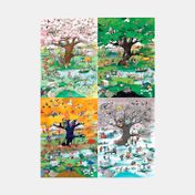 Rompecabezas Heye de 2000 piezas Cartoon Classics: 4 Seasons