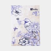 Cuaderno A5 cosido Tuffy 7 materias diseño pájaro
