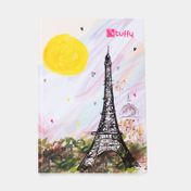 Cuaderno A5 cosido Tuffy 7 materias diseño parís