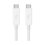 Cable USB-C a USB-C Belkin de 1 m, blanco