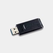 Memoria USB Verbatim Slider de 64 GB, negra