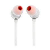 Audífonos In ear alámbricos JBL Tune 310C, blancos