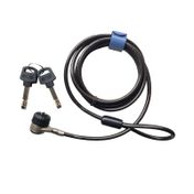 Guaya para portátil Startec con llave ST-KL-16, negro