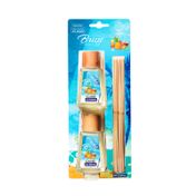 Ambientador Brizze Caribe x 120 ml con palitos de ratán