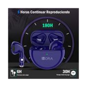 Audífonos 1Hora In ear con Bluetooth AUT119, púrpura
