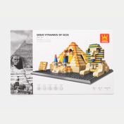 Set de bloques x 623 piezas, gran pirámide de Giza