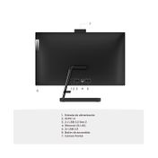 All in One Lenovo, AIO 3 24IAP7 de 23.8", Intel Core i5-12450H, RAM 8 GB, 512 GB SSD, negro