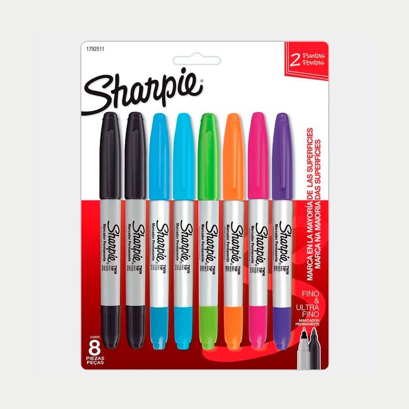 marcador-permanente-doble-punta-sharpie-x-8-unidades-71641035690