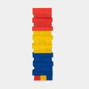 Juego de torre de bloques x 48 piezas multicolor