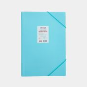 Carpeta de seguridad oficio, azul pastel