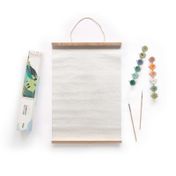 Kit de arte para pintar por número 40 x 30 cm diseño pájaro en árbol