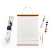 Kit de arte para pintar por número 40 x 30 cm diseño oso perezoso