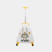 Maleta para viaje con ruedas 16" diseño conejo