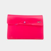 Archivador fuelle 1/2 carta 12 bolsillo, rosado