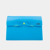 Archivador fuelle 1/2 carta, 12 bolsillo azul