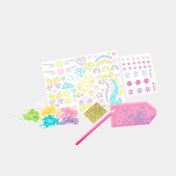 Set de decoración con diamantes unicornios