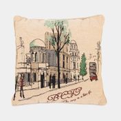 Cojín de 45 x 45 cm con diseño calle de Londres