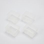 Set de cajas de almacenamiento x4 unidades