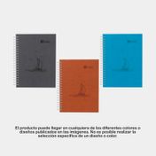 Cuaderno 105 argollado cuadriculado 7 materias de 176 hojas cuero Velero (Surtido)