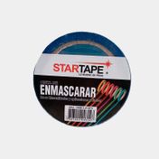 Cinta de enmascarar de 18 mm x 25 m, azul