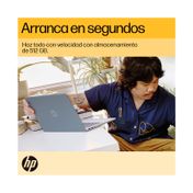 Portátil HP 14-EM0017LA de 14", AMD Ryzen 5, RAM 8 GB, 512 GB SSD, W11