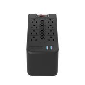 Regulador de voltaje Forza FVR-1221USB de 10 salidas