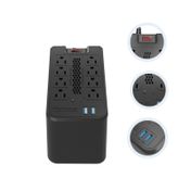 Regulador de voltaje Forza FVR-1221USB de 10 salidas