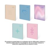 Cuaderno 95 argollado de 80 hojas rayadas, tapa dura, Scribe (surtido)