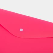 Sobre plástico A4 horizontal, fucsia