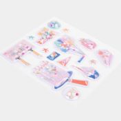 Sticker x 15 piezas con relieve