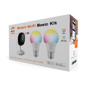 Set inteligente de bombillo Nexxt x 2 unidades + cámara 2K NHK-K120