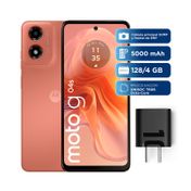 Celular Motorola g04s, RAM 4 GB, 128 GB, naranja amanecer