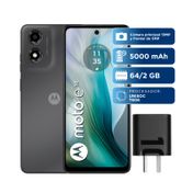 Celular Motorola E14, RAM 2 GB, 64 GB, gris