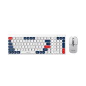 Combo Havit de teclado + mouse inalámbrico gaming blanco