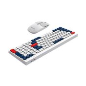 Combo Havit de teclado + mouse inalámbrico gaming blanco