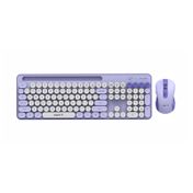 Combo Havit de teclado + mouse inalámbrico gaming púrpura