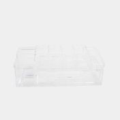 Organizador para esmaltes de 7.5 x 23.5 cm con 15 divisiones