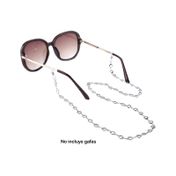 Cordón para gafas, plateado
