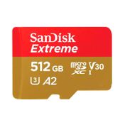 Memoria micro SDXC de 512 GB SanDisk Extreme + adaptador