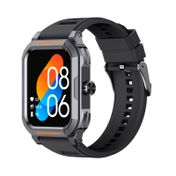 Smartwatch Havit M9040S con tablero rectangular de 1.91", negro