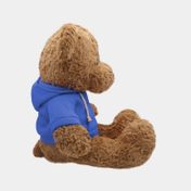 Peluche de 60 cm oso café con buzo azul