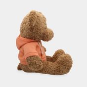 Peluche de 60 cm oso café con buzo color salmón