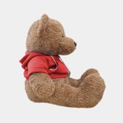 Peluche de 90 cm oso café con buzo rojo