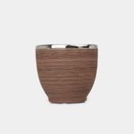 matera-de-8-8-x-10-cm-en-ceramica-marron-con-borde-plateado-7701016865609