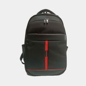 Morral para portátil Sense con doble compartimiento de 44 cm, negro