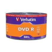 DVD-R 4.7 GB 16X Verbatim x 50 unidades