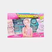 Set de bisutería infantil 2 en 1 para pulseras y brazaletes