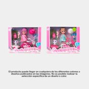 Muñeca de 16 cm Rosy Rosie con bicicleta y mascota (Surtido)